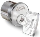 ASSA High Security Lock with Key attached