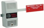 Detex Electronic Exit Device With Red Signage