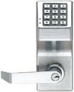 Electric Lock with Slanted Keypad and Handle