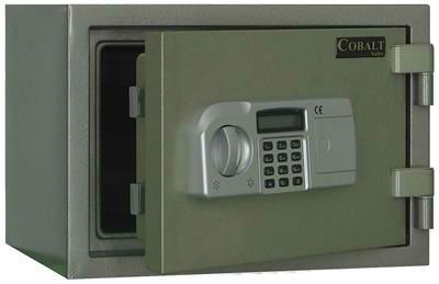 Dark Green Depository Safe With Electronic Access Keypad